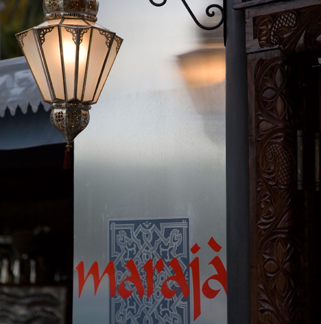 Eingang der Marajà Grand-Lounge Bar