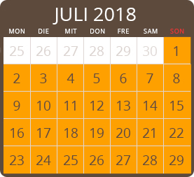 calendario 2018 camping al porto