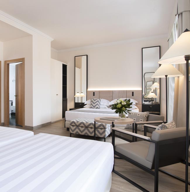 Zimmer superior parksicht des Grand Hotel Arenzano