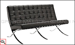 Barcelona sofa - Tribute to Mies Van Der Rohe.