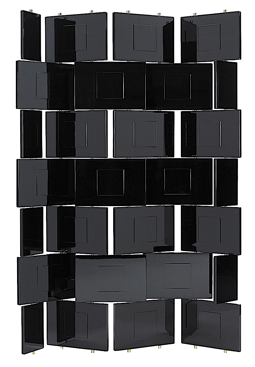 "Brick Screen" folding screen, designed by Eileen Gray.