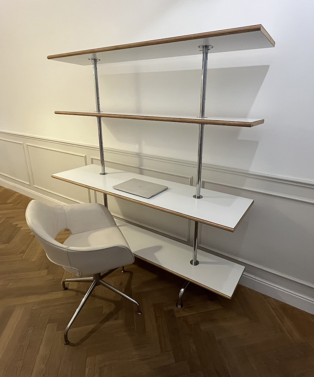 Bureau-Biblioth&egrave;que Hommage &agrave; Marcel Breuer.