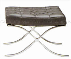 Flame retardant replacement kit for Barcelona ottoman for hotels and public enterteinment places - Designer Mies Van Der Rohe