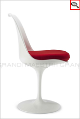 Eero Saarinen  - Tulip side chair, lateral view.