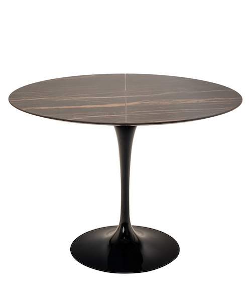 Table Tulip avec plateau extensible en céramique - des. Eero Saarinen.