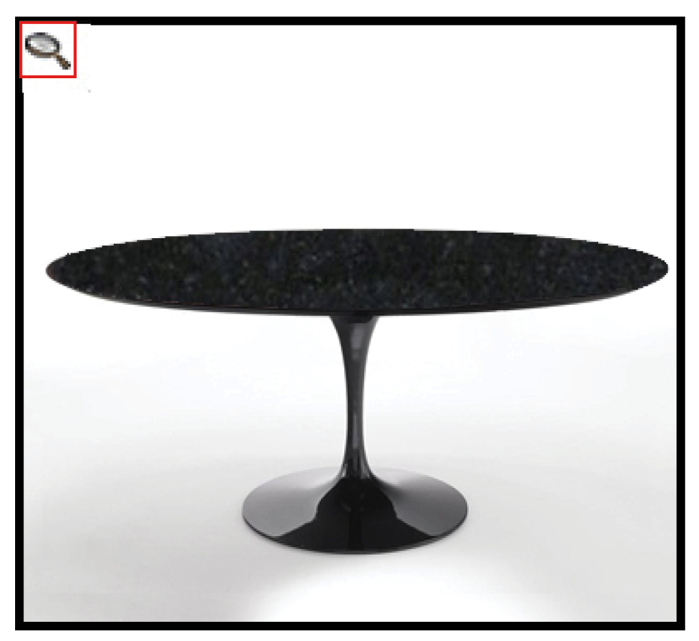 Tulip Table Granite top - Eero Saarinen.