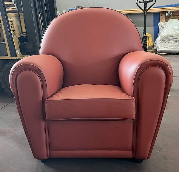 Poltrona Vanity ignifuga in Classe 1IM.